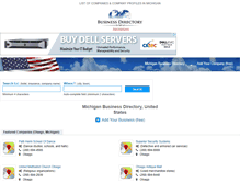 Tablet Screenshot of michigan-webbusiness.com